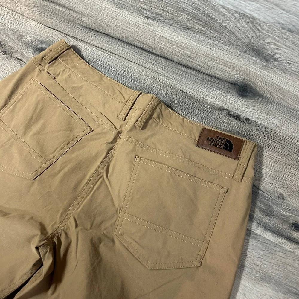 The North Face Khaki Sprag 5-Pocket Nylon Blend Pants Men's Size 34X32 NF0A3BE3